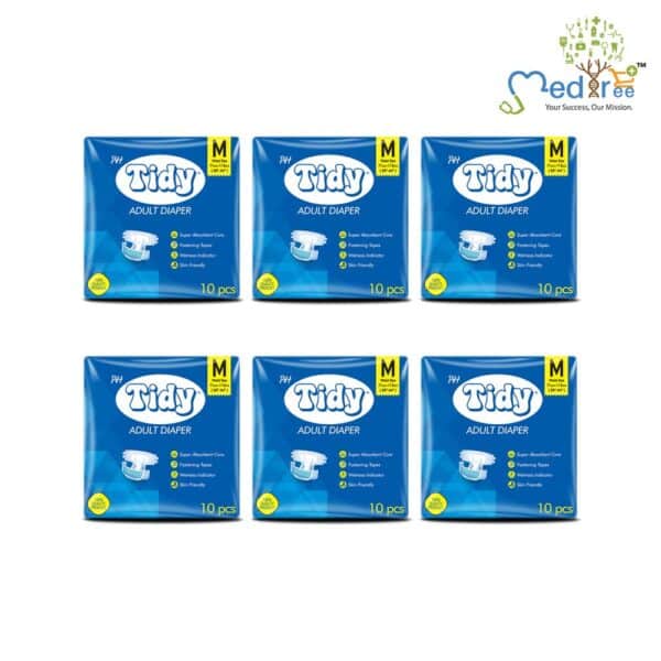 Tidy Adult Diaper Medium - Pack of 6