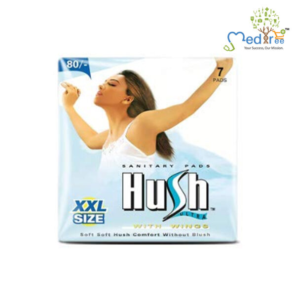Hush 320 mm Ultra Thin Sanitary Napkins with wings