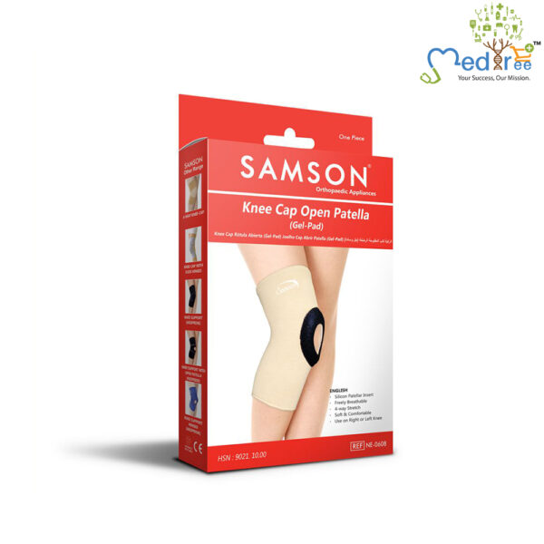 Knee Cap Open Patella Gel Pad Single