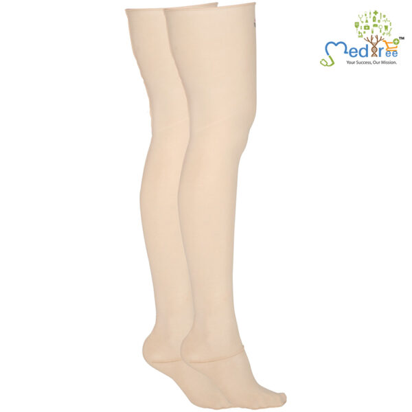 Tynor Compression Garment Leg Mid Thigh Closed Toe - Normal