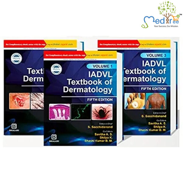 IADVL Textbook of Dermatology 5th/2022 (3 Vols. set)
