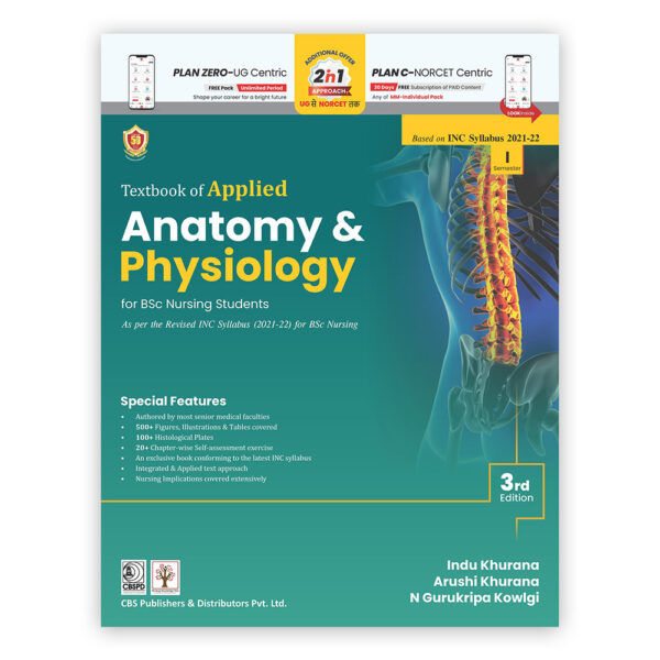 Textbook of Applied Anatomy & Physiology for BSc Nursing Students